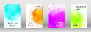 Sulu boya sprey resmini kapaklı tasarım.