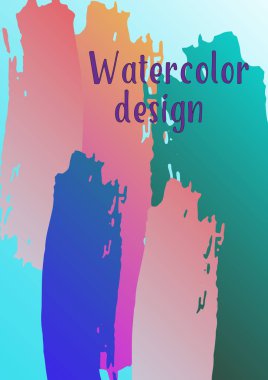 Vektör suluboya arkaplan.