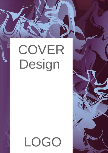 Hedendaagse abstracte cover. — Stockvector