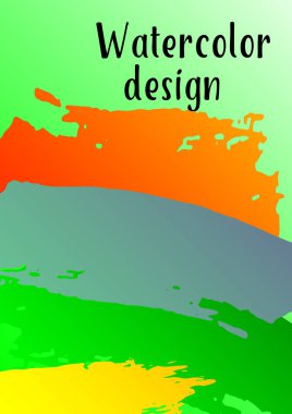 Vektör suluboya arkaplan.