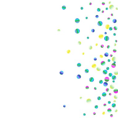 Beyaz renkli konfeti-Puan dağılmış