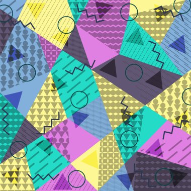 Memphis tarzında soyut arkaplan
