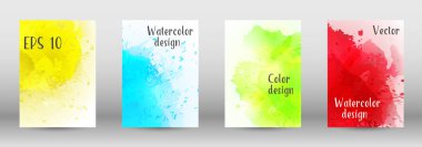 Sulu boya sprey resmini kapaklı tasarım.