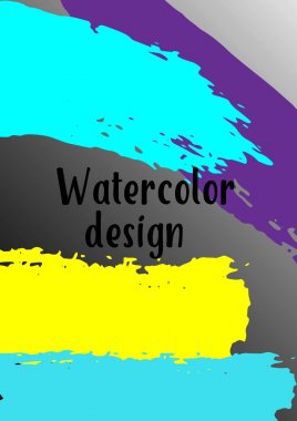 Vektör suluboya arkaplan.