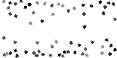 Beyaz bir arka plan üzerinde sabit yıldız.