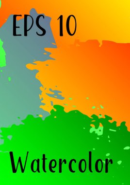 Vektör suluboya arkaplan.