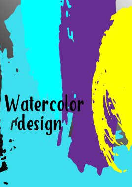 Vektör suluboya arkaplan.