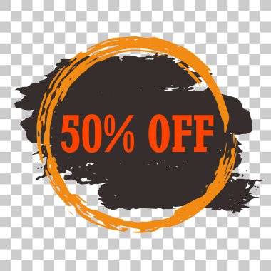 Modern minimalist satış afiş.