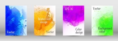 Sulu boya sprey resmini kapaklı tasarım.