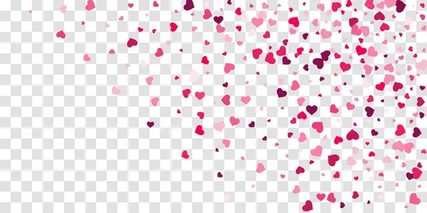 Heart of confetti falls on the background. — Stock Vector