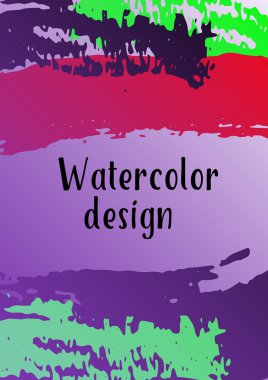 Vektör suluboya arkaplan.