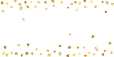 Altın konfeti arka planı.