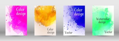 Sulu boya sprey resmini kapaklı tasarım.