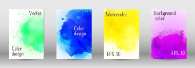 Sulu boya sprey resmini kapaklı tasarım.