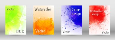 Sulu boya sprey resmini kapaklı tasarım.