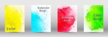 Sulu boya sprey resmini kapaklı tasarım.