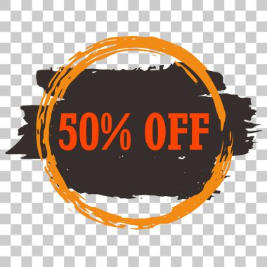 Modern minimalist satış afiş.