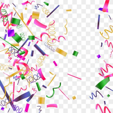 Renkli konfeti parlak ışıltı.