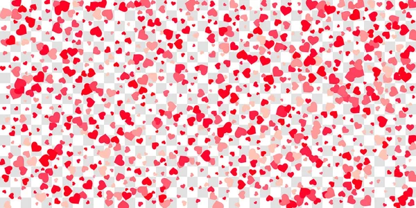 Heart of confetti falls on the background. — Stock Vector
