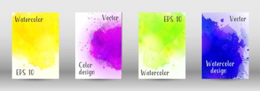 Sulu boya sprey resmini kapaklı tasarım.