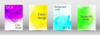 Sulu boya sprey resmini kapaklı tasarım.