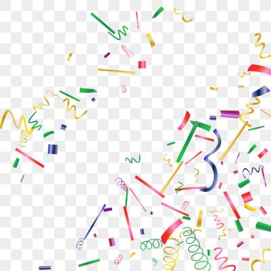 Renkli konfeti parlak ışıltı. 