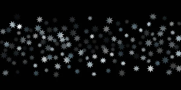 Abstract silver star of confetti. — Stock Vector