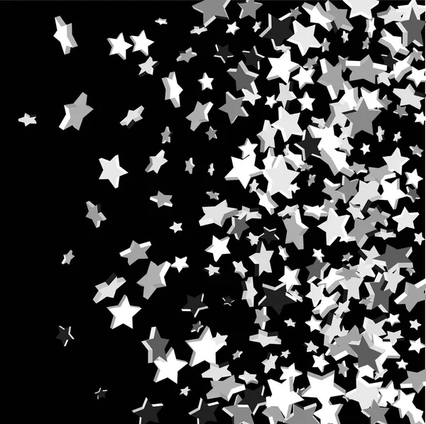 Estrelas de confetes em queda — Vetor de Stock