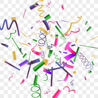 Renkli konfeti parlak ışıltı.