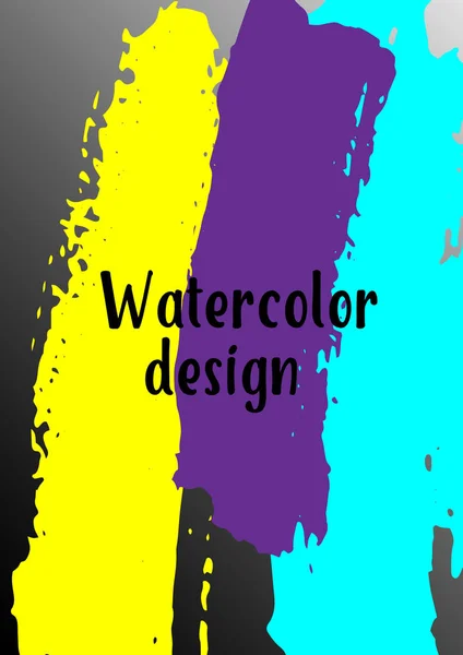 Vector watercolor background. — Stock Vector