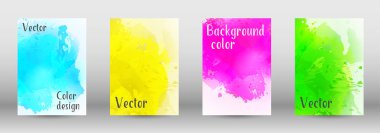 Sulu boya sprey resmini kapaklı tasarım.