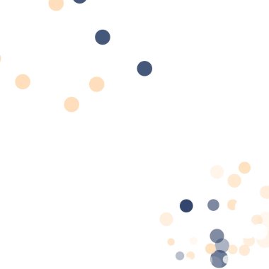 Altın, mavi konfeti şeffaf noktalar.