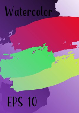 Vektör suluboya arkaplan.