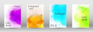 Sulu boya sprey resmini kapaklı tasarım.