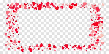 Kalp konfeti arka plan üzerine düşüyor.