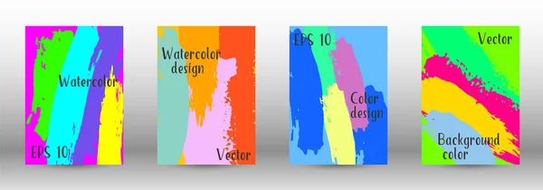 Vektorové akvarelové pozadí. — Stockový vektor
