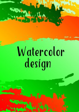 Vektör suluboya arkaplan.