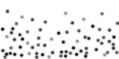 Beyaz bir arka plan üzerinde sabit yıldız.