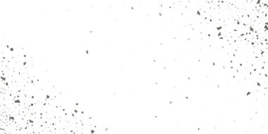 Beyaz arka planda gümüş simli konfeti.