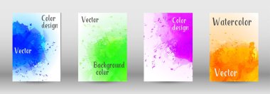 Sulu boya sprey resmini kapaklı tasarım.