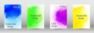 Sulu boya sprey resmini kapaklı tasarım.