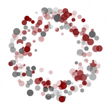 Soyut konfeti şeffaf noktalar.