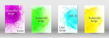 Sulu boya sprey resmini kapaklı tasarım.