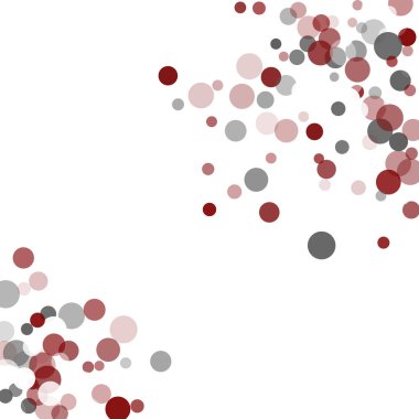 Soyut konfeti şeffaf noktalar.