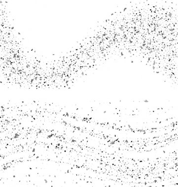 Beyaz arka planda gümüş simli konfeti.