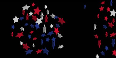 Arka plan kırmızı, mavi, beyaz yıldız