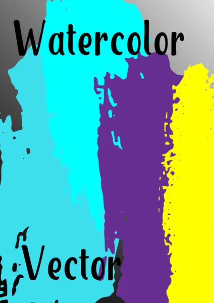 Vektor-Aquarell-Hintergrund. — Stockvektor