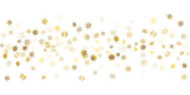 Altın konfeti arka planı.