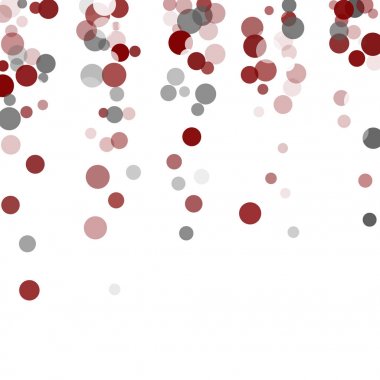 Soyut konfeti şeffaf noktalar.