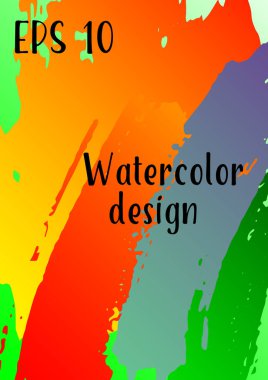 Vektör suluboya arkaplan.